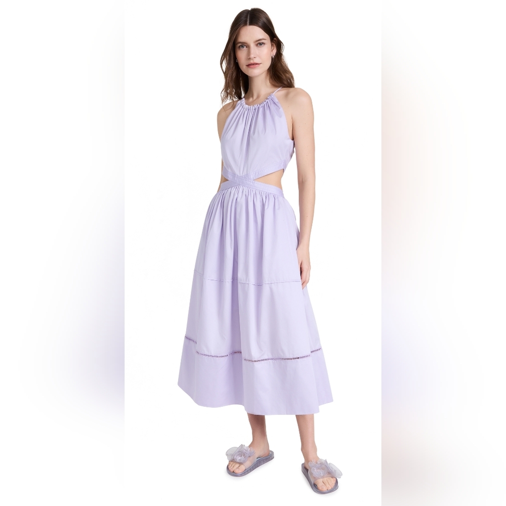 Something Navy Women's Cut Out Midi Dress